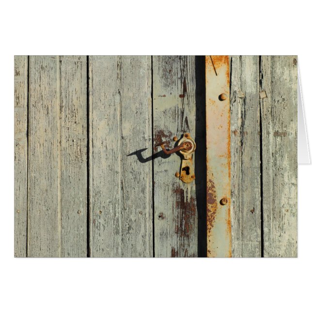Mango de puerta Rusty con Weathery (Anverso (Horizontal))