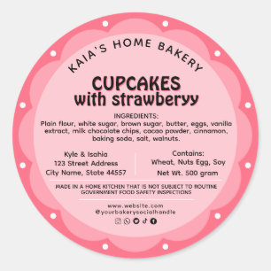Mango Social handle Cupcake Cottage ley Etiqueta