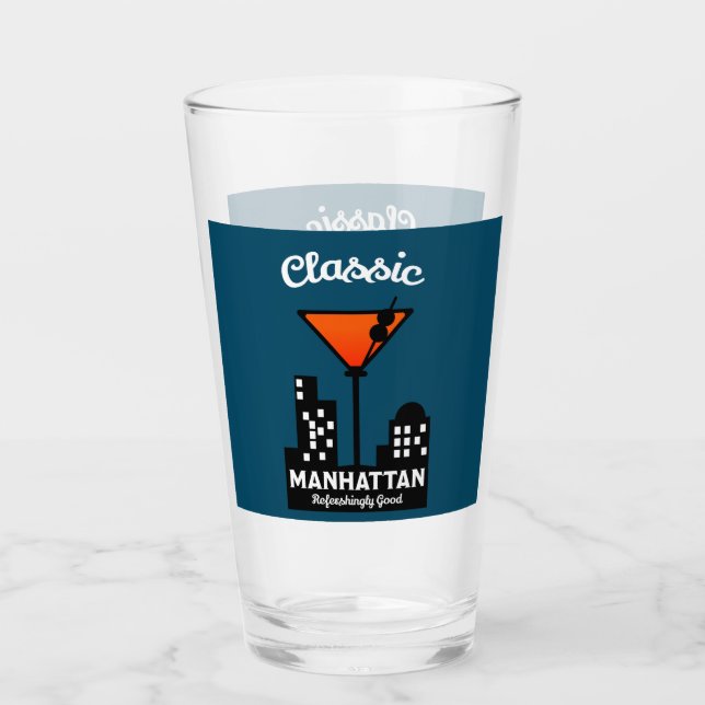 Manhattan Cocktail Wall Art (Anverso)