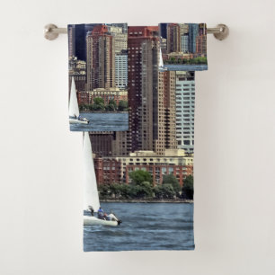 Manhattan NY - Barco de vela por Manhattan Skyline