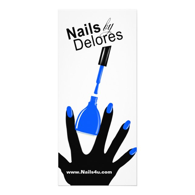 MANICURE PEDICURE Coupon Menú azul (Frente)