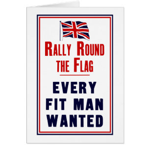 Manifestación alrededor de la bandera ~ Todo hombr