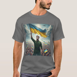 Manifestación de Zelenskyy Ucrania en camiseta mas