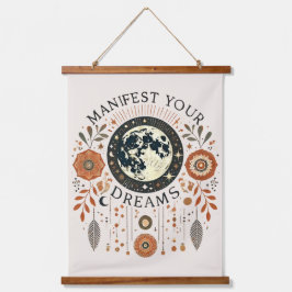 "Manifiestan tus sueños tapiz de pared - Boho Spir