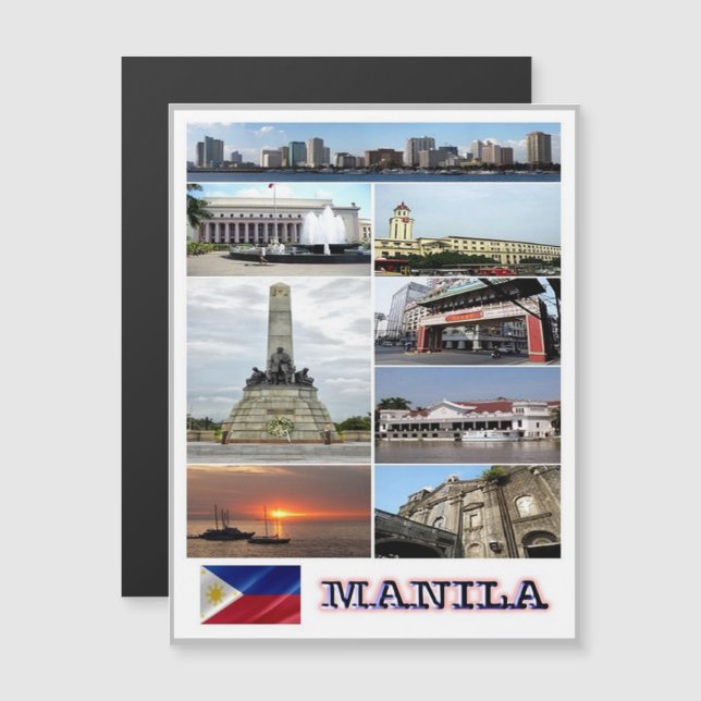 Manila - Filipinas - Mosaico (Anverso/Reverso)