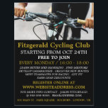 Manillares, volante publicitario del club de cicli<br><div class="desc">Manillares,  Bicicletas De Publicidad De Club De Ciclismo Por La Tienda De Tarjetas De Negocios.</div>