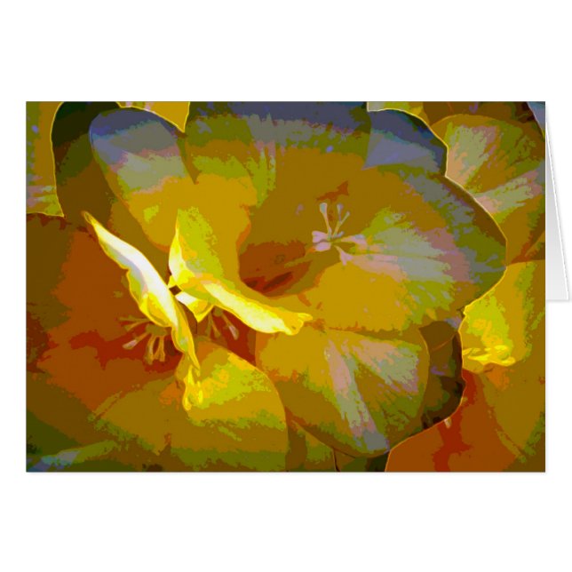 Manipulación digital de la Freesia Amarilla (Anverso (Horizontal))