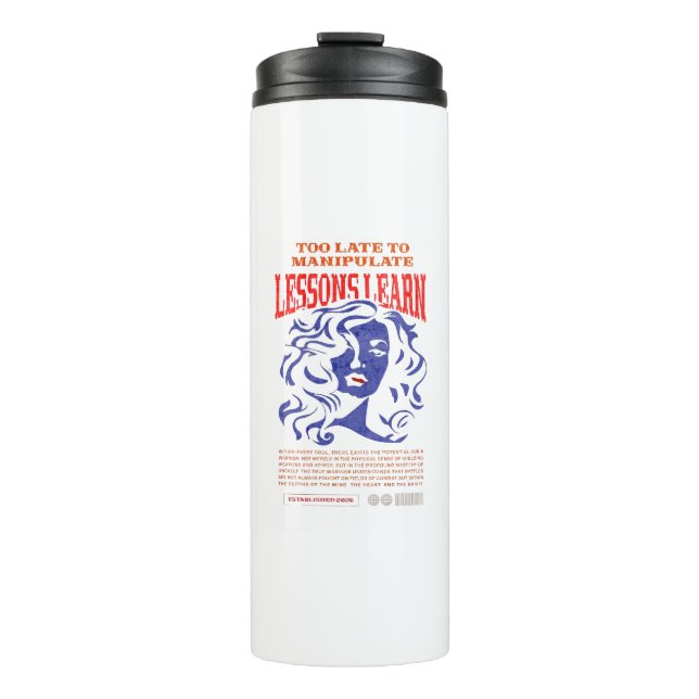 MANIPULAR LECCIONES APRENDER VASO TÉRMICO  (Anverso)