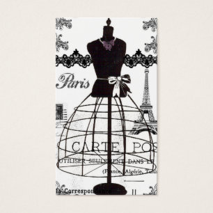 Maniquí blanco negro de la moda de París