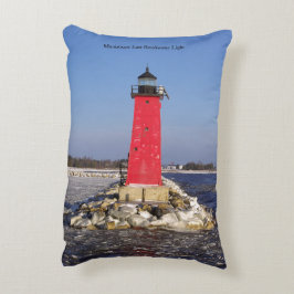 Manistique East Breakwater Ligero acento almohada