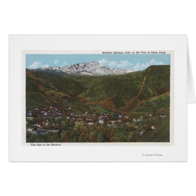 Manitou Springs, CO - El Spa de las Rockies (Anverso (Horizontal))