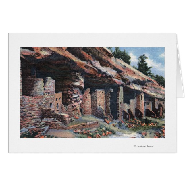 Manitou Springs, Colorado - Cliff Dwellings (Anverso (Horizontal))