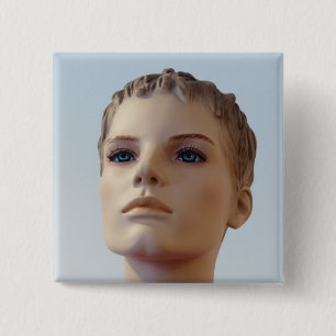 Mannequina - botón cuadrado