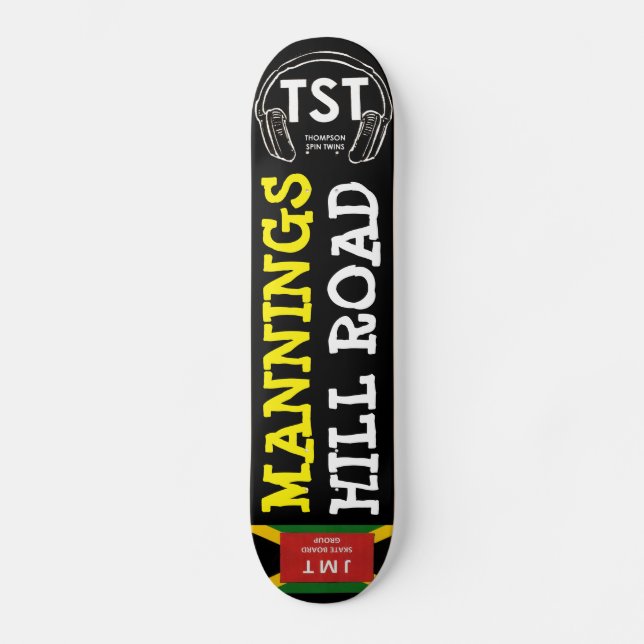 MANNININGS HILL ROAD Skateboard (Anverso)