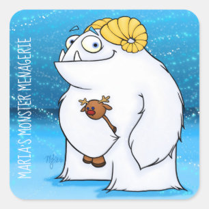 Manny Yeti, pegatina