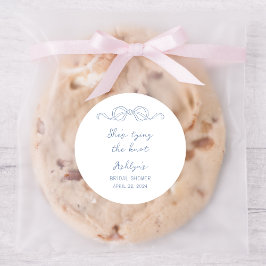 Mano azul dibujó tonterías atando al Pegatina del 