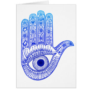 Mano Azul Hamsa / Defensa Ojo Mal / Mano María