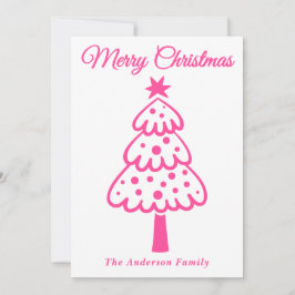 Mano caliente y caprichosa dibuja árbol de Navidad