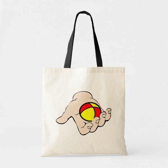 Mano Con Malabarillo Bolsa De Tosta De Pelota (Frente)