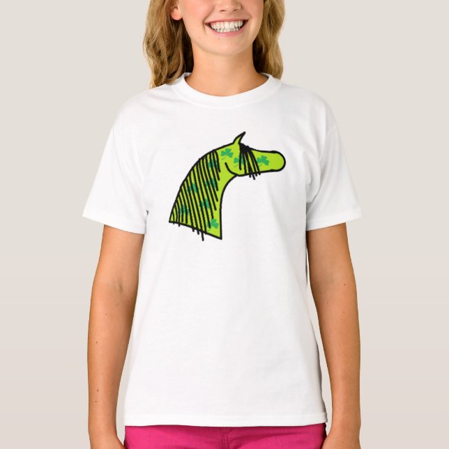 Mano corta camiseta de Shamrock Arabian (Anverso)