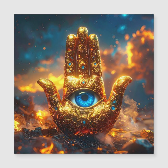 MANO DE HAMSA - BUDISMO ZEN (Anverso)