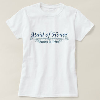Mano de honor - Camisetas del Bridal Party