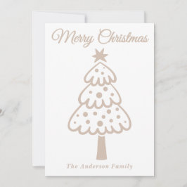 Mano de malvado musical dibuja árbol de Navidad