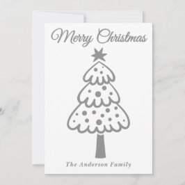 Mano de plata caprichosa dibuja árbol de Navidad