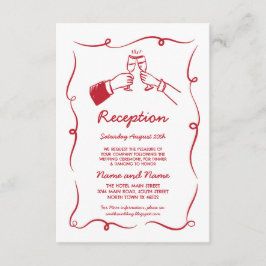 Mano De Recepción De Boda Dibujada Ilustrada Whims