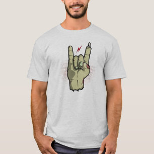 Mano del zombi - la roca no es camisa muerta