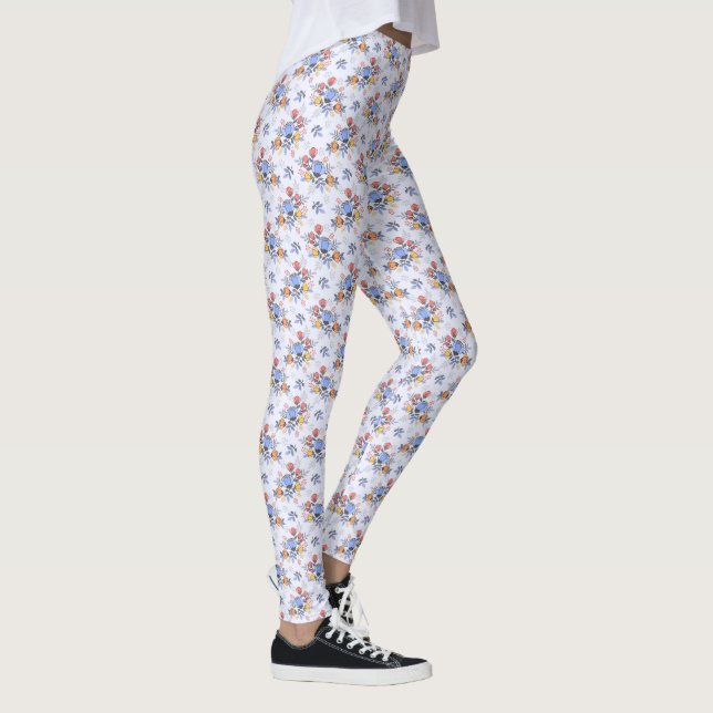 Mano deslumbrante - Flores Leggings (Derecha)