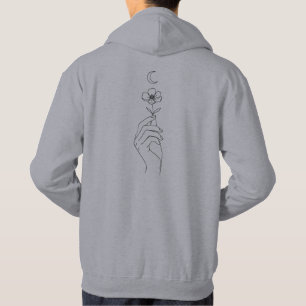 "Mano Etérea" Sudadera con Capucha para Hombres
