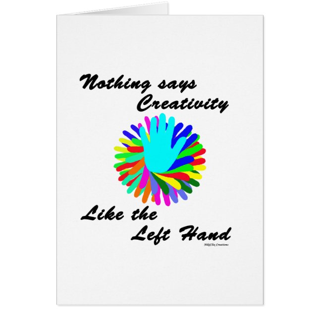 Mano izquierda creativa (Frente)
