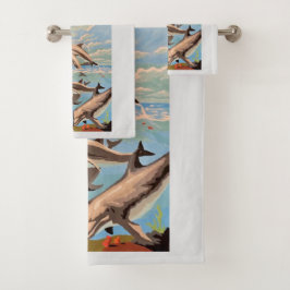 Mano Pintada Por Número | Delfines lúdicos |