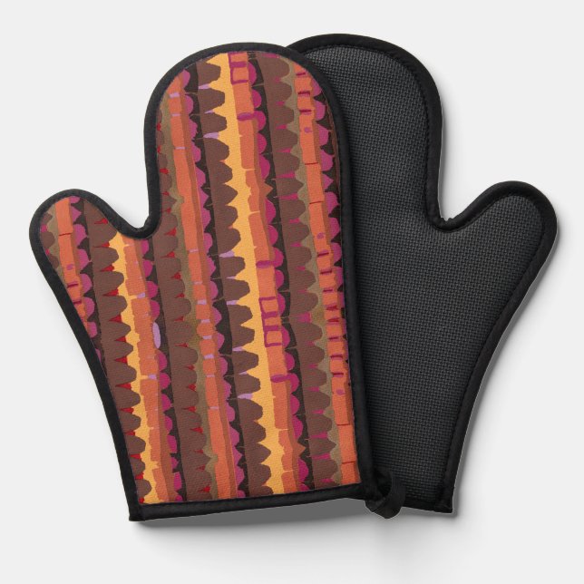 Manoplas Abstract pattern seamless botanical 4 (Anverso/Reverso)