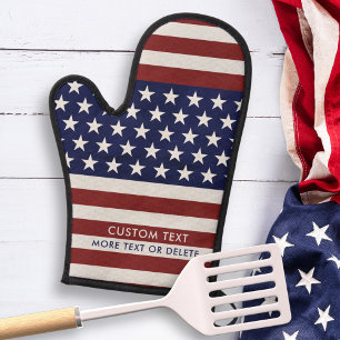 Manoplas Bandera de Estados Unidos 4 de julio Personalizado