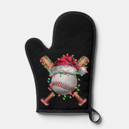 Manoplas Béisbol de Navidad Santa Deportes Xmas Fiesta