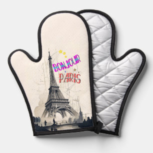 Manoplas Bonjour Colorful Paris
