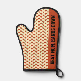 Manoplas Corazones de crema de mantequilla