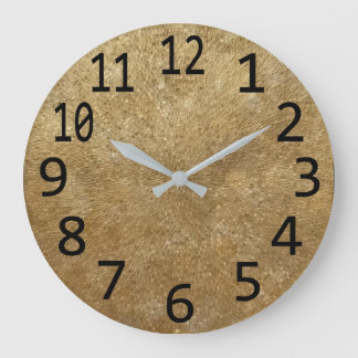 Manoplas de oro Trama circular Relojes metálicos
