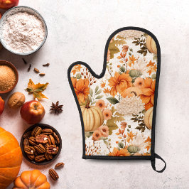 Manoplas Diseño de Bouquet de calabaza de otoño