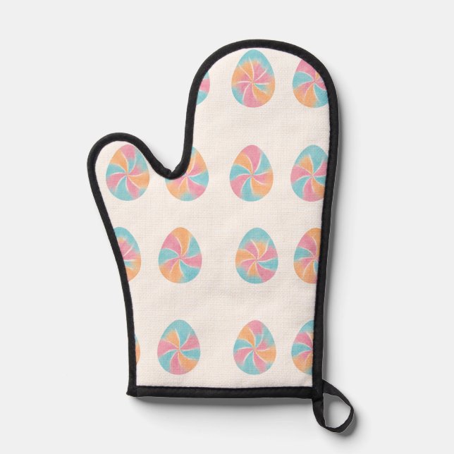 Manoplas Easter Tie-Dye eggs  mid-tone soft pattern (Anverso)