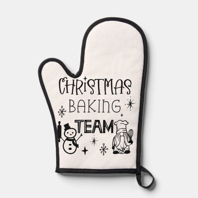 Manoplas Equipo de Baking navidades (Anverso)