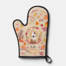 Manoplas Fall theme mitt con Rex the TV Terrier