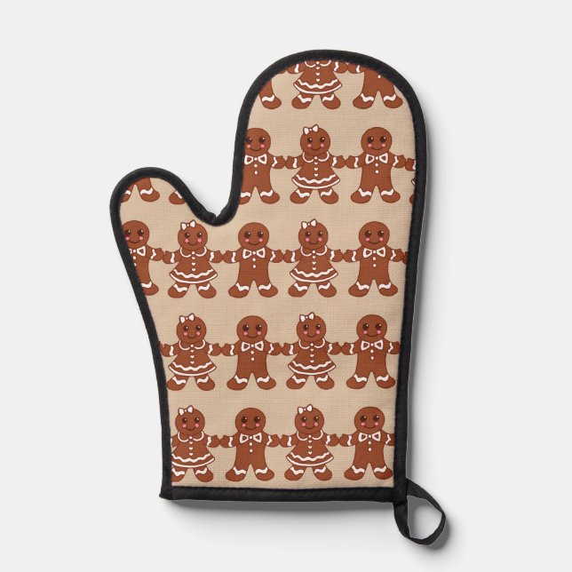 Manoplas Gingerbread Oven Mitt (Anverso)