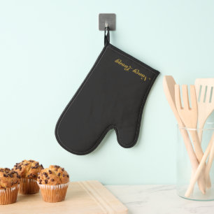 Manoplas Guante de horno con texto personalizado para cocin