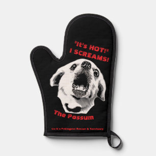 Manoplas Guante de horno con The Possum