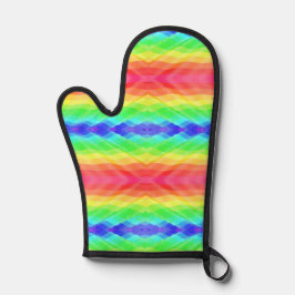 Manoplas Guante de horno de colores brillantes con un arco 