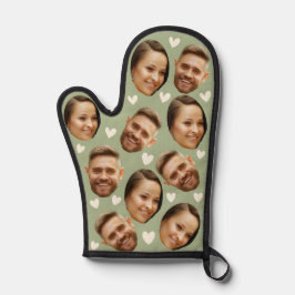 Manoplas Imagen personalizada Face Picture Hearple Couple S