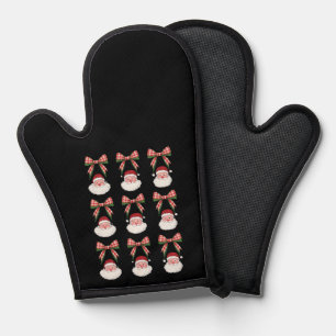 Manoplas Lazo Coqueta Navidad Santa Vintage Navidades Retro